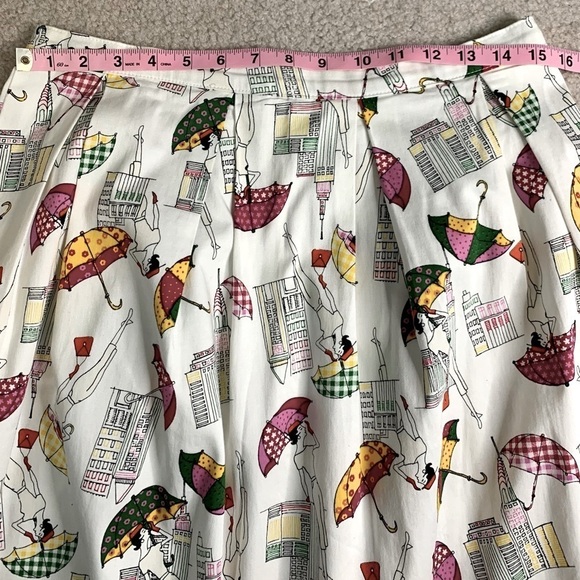 Vintage Ixia Umbrella Skirt Women Medium to Large Cotton Blend Made in USA - Picture 7 of 7